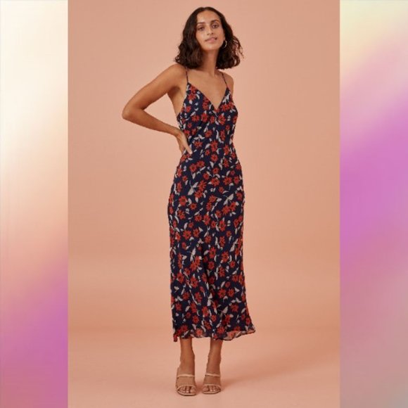 Finders Keepers Dresses & Skirts - Finders Keepers Maya Dress Navy Floral